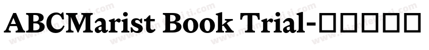 ABCMarist Book Trial字体转换